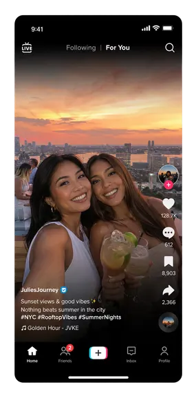 Creator video on TikTok