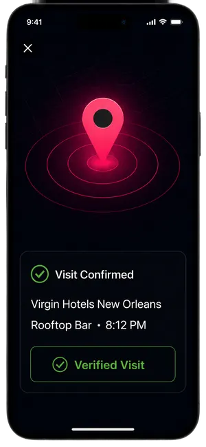 Verified GPS visit confirmation